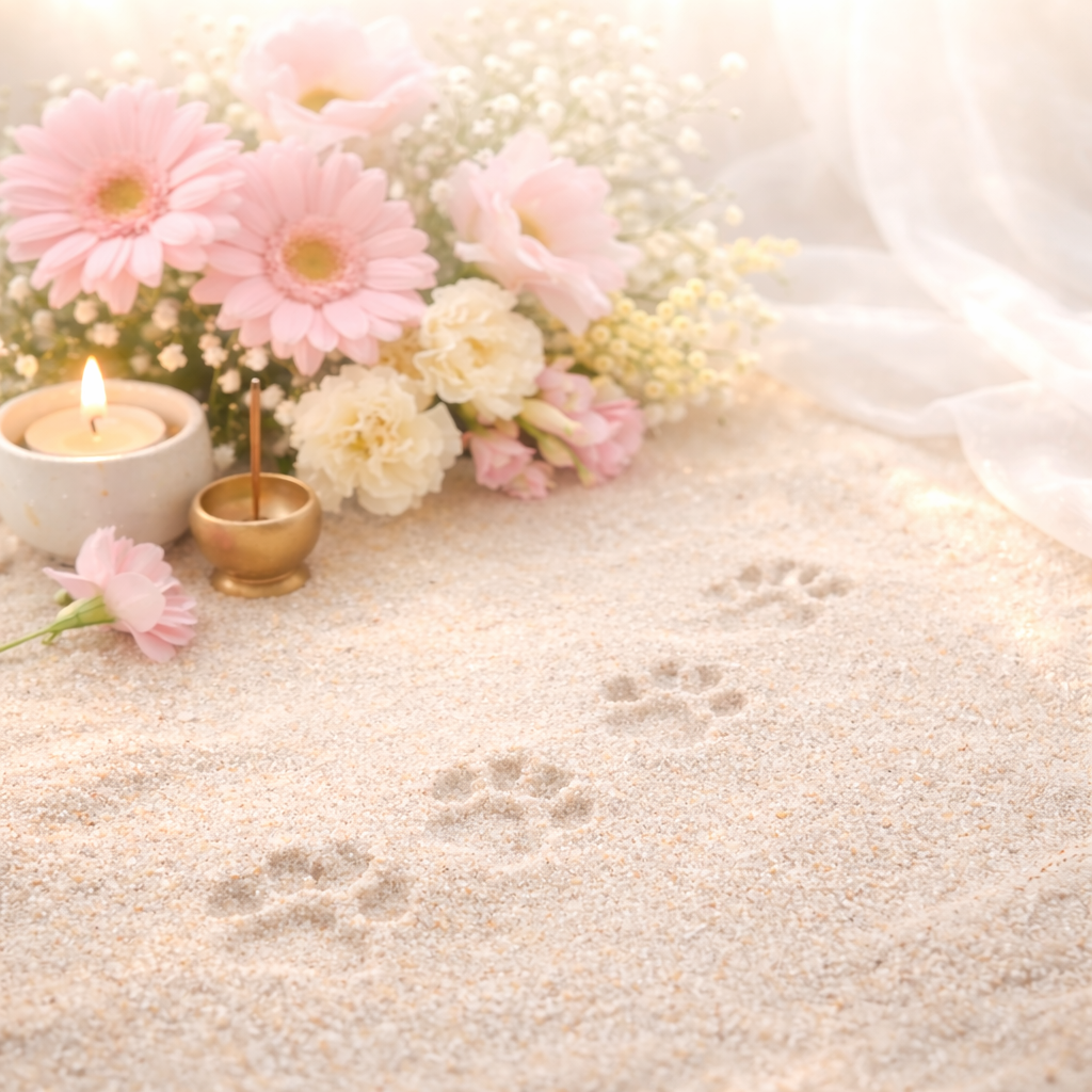 春のお彼岸に行うペット供養イメージ