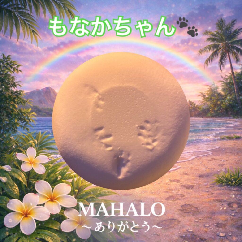 MAHALOにて対応させて頂いたキンクマハムスターの足型