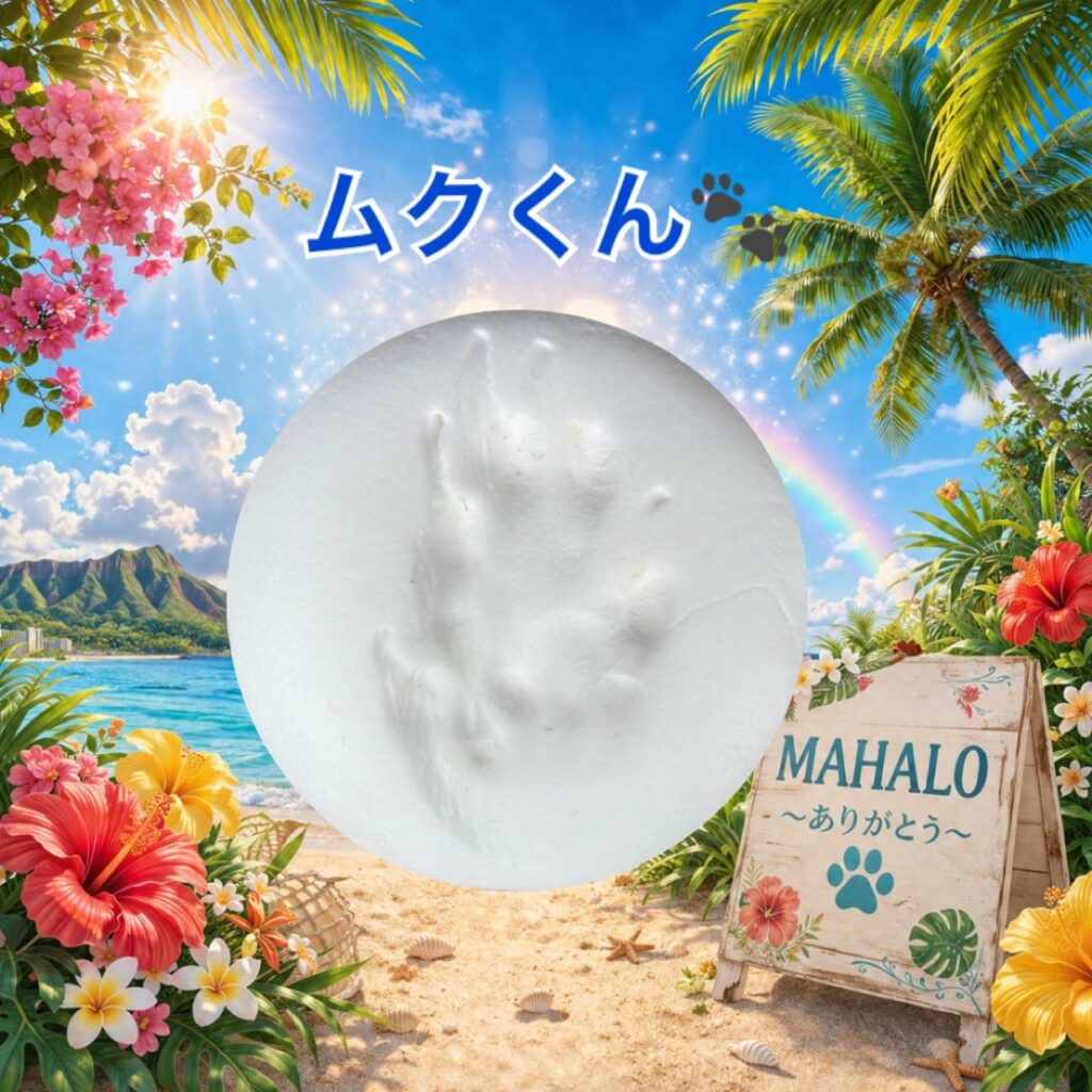 MAHALOにて対応させて頂いたフェレットの足型