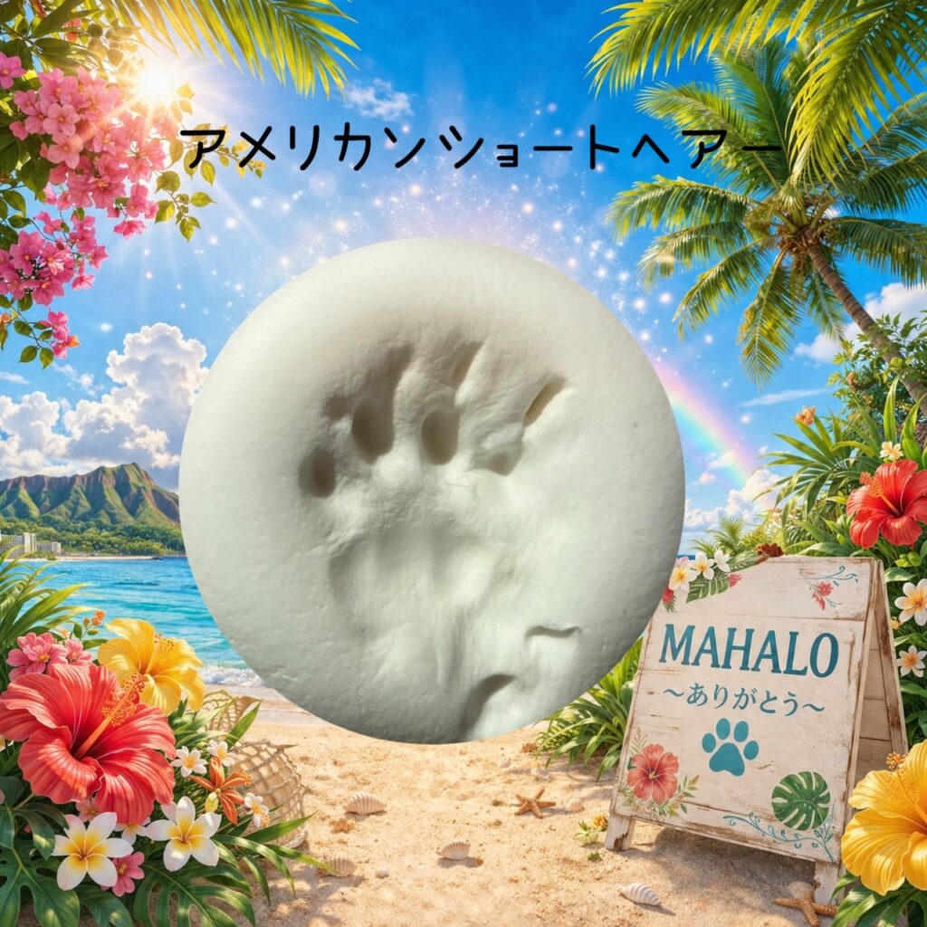 MAHALOにて対応させて頂いた猫の足型