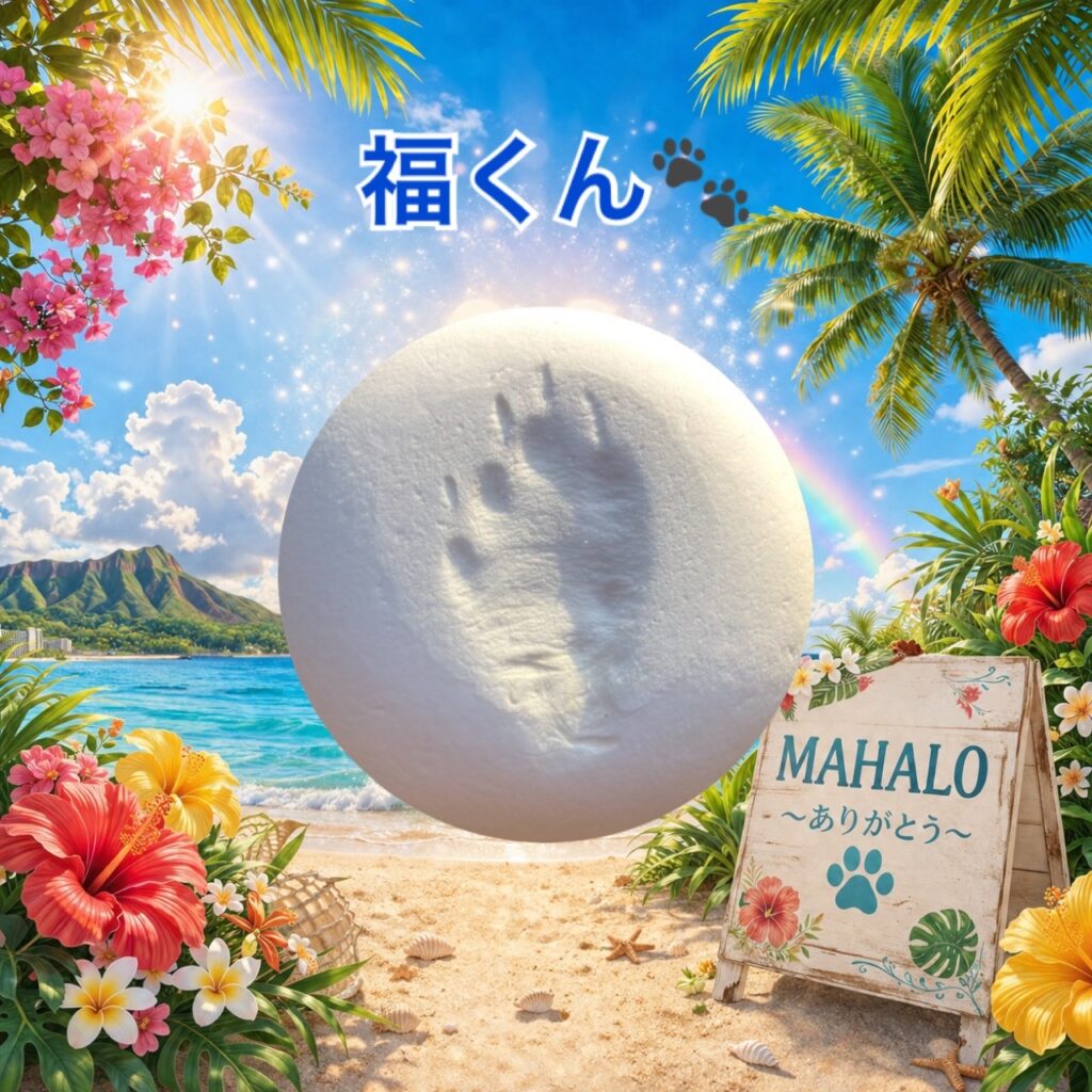 MAHALOにて対応させて頂いたうさぎの足型