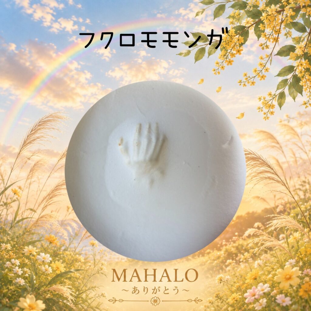 MAHALOにてペット火葬のご対応をしたフクロモモンガの足型