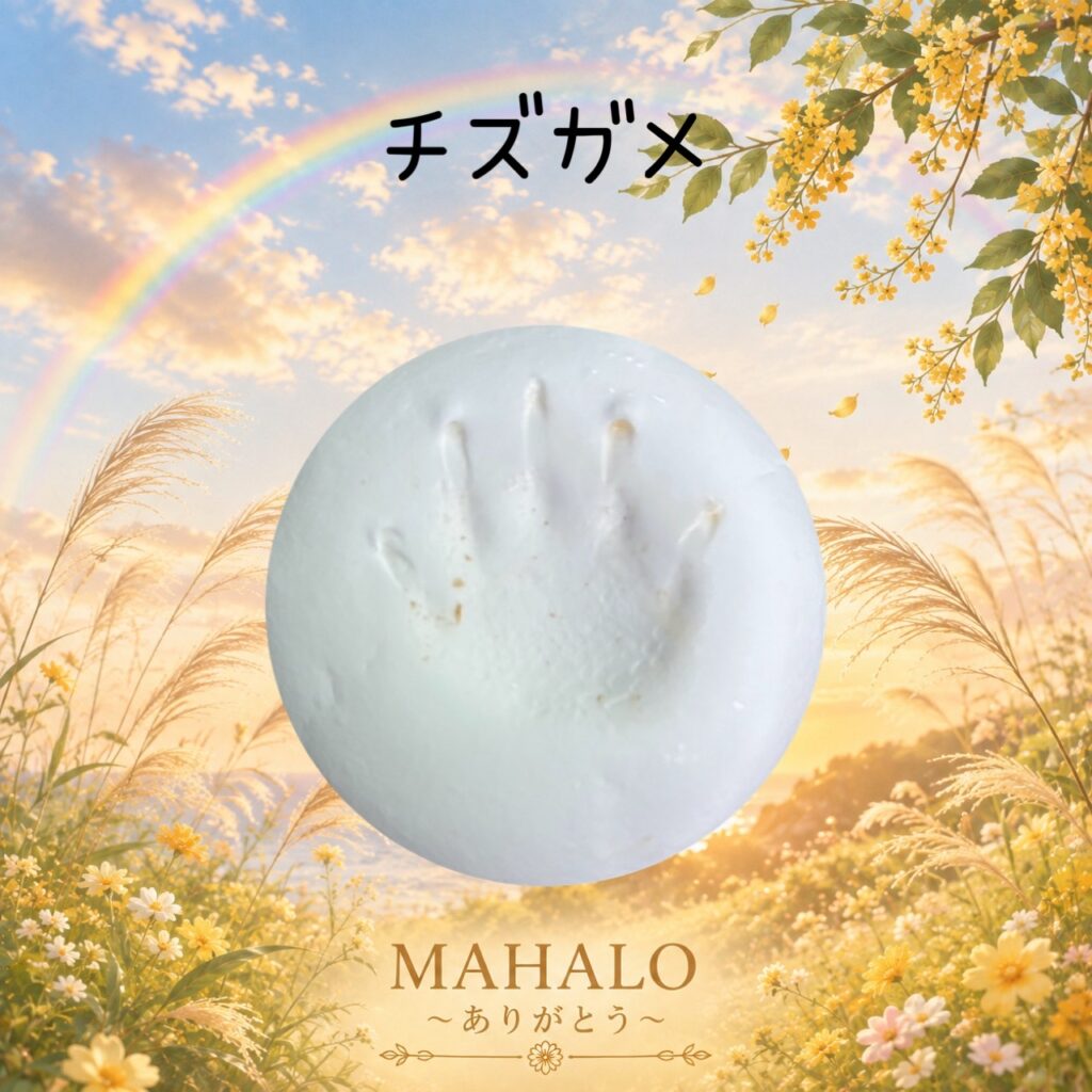 MAHALOにてペット火葬のご対応をしたチズガメの足型