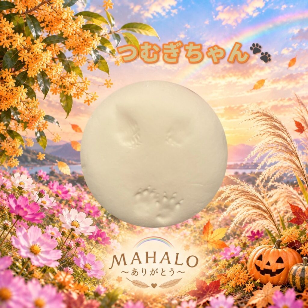 MAHALOにてペット火葬のご対応をしたジャンガリアンハムスターの足型