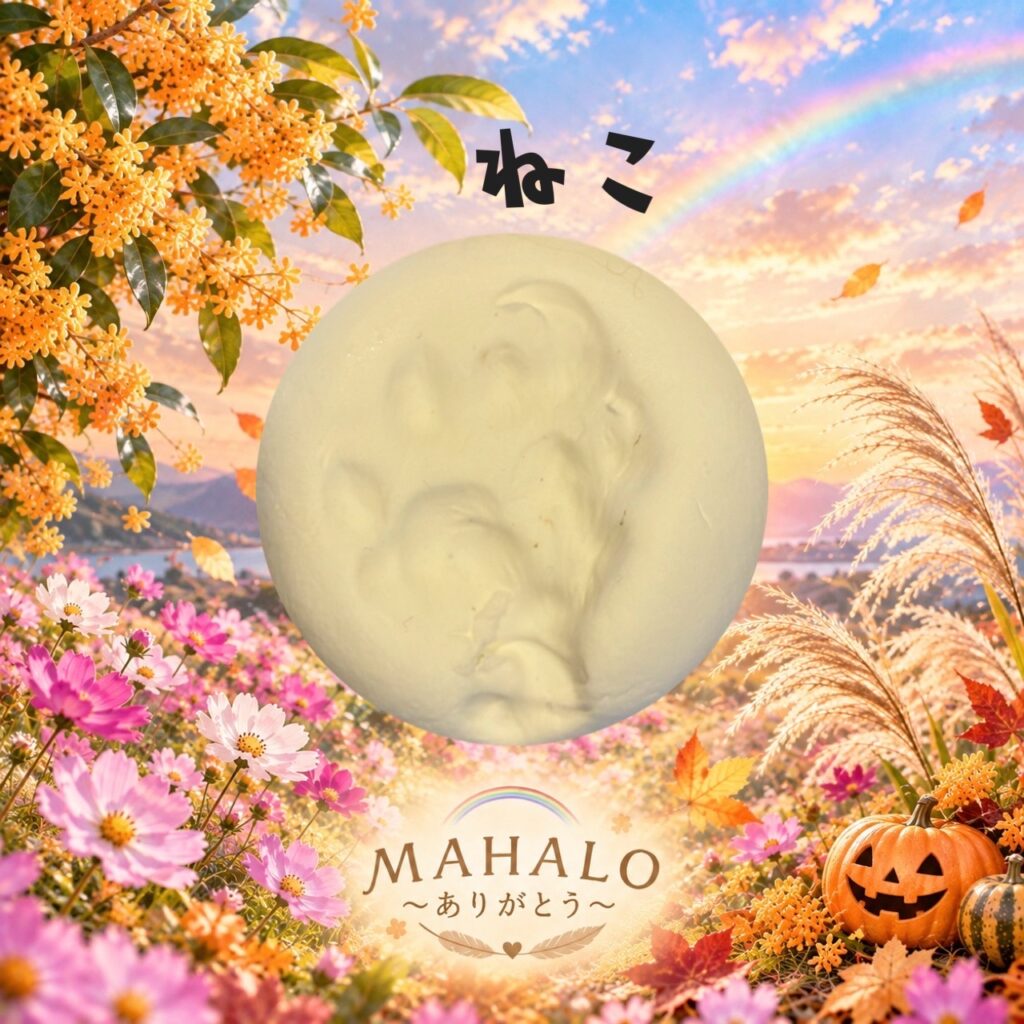 MAHALOにてペット火葬のご対応をしたねこの足型